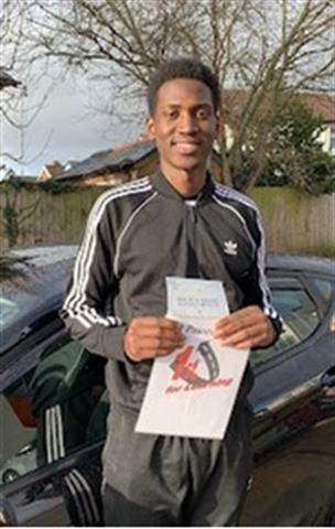 Trevors happy with his pass